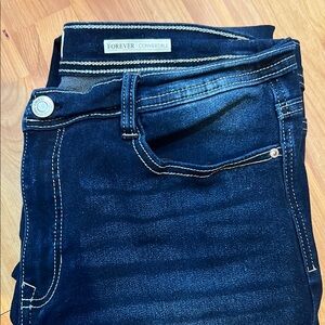 Forever Convertible Dark Blue Jeans